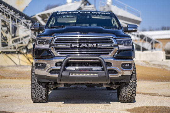 B-D4092 Black LED Bull Bar - Ram 1500 2WD/4WD (2019-2023) Rough Country Canada