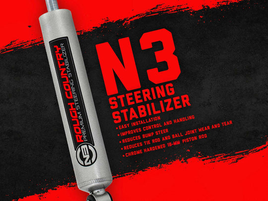8738430 N3 Steering Stabilizer - Ford/Mazda B2200/Explorer/Ranger (91-97) Rough Country Canada