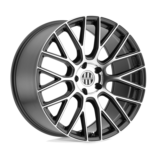 2011VIA555130G71 - Victor Equipment Stabil 20X11 5X130  55mm Gunmetal W/ Mirror Cut Face - Victor Equipment Wheels Canada