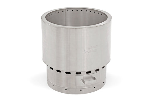 117515 Fire Pit - Stainless Steel - With Carry Bag Rough Country Canada