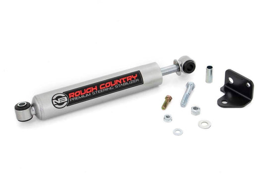 8730630 N3 Steering Stabilizer - Relocation Bracket - Jeep Wrangler JK (07-18) Rough Country Canada