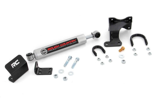 8731930 N3 Steering Stabilizer - Axle Bracket - 2-8 Inch Lift - Jeep Wrangler JK (07-18) Rough Country Canada
