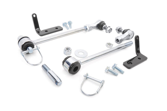 1029 Quick Disconnect Sway Links - 2.5 Inch Lift - Jeep Wrangler JK (07-18) Rough Country Canada