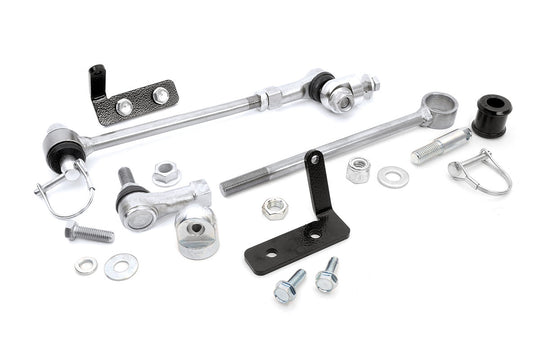 1128 Jeep Front Sway-bar Disconnects (3.5-6in) Rough Country Canada