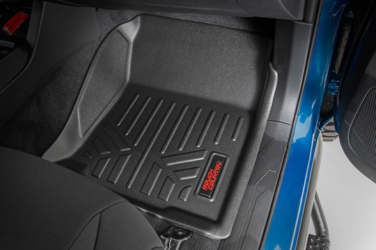 M-71216 Floor Mats - Front and Rear - Toyota Tacoma 2WD/4WD (2016-2023) Rough Country Canada
