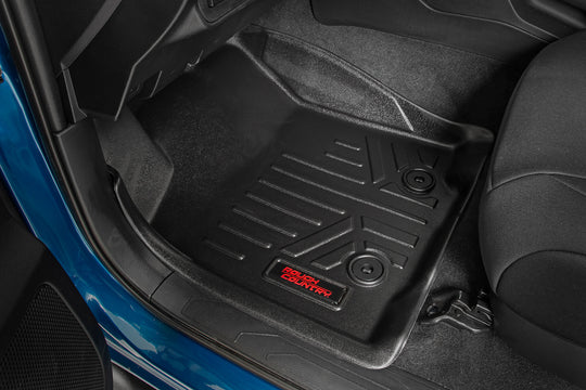 M-71216 Floor Mats - Front and Rear - Toyota Tacoma 2WD/4WD (2016-2023) Rough Country Canada