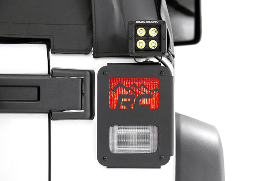 1078 Tail Light Cover - Mountain - Jeep Wrangler JK (2007-2018) Rough Country Canada