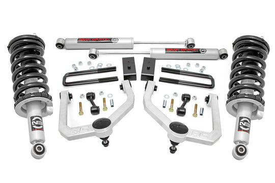 83431 3 Inch Lift Kit - N3 Struts & Shocks - Nissan Titan 4WD (2017-2022) Rough Country Canada