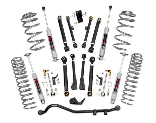 61220 2.5 Inch Lift Kit - X-Series - Jeep Wrangler TJ 4WD (1997-2006) Rough Country Canada