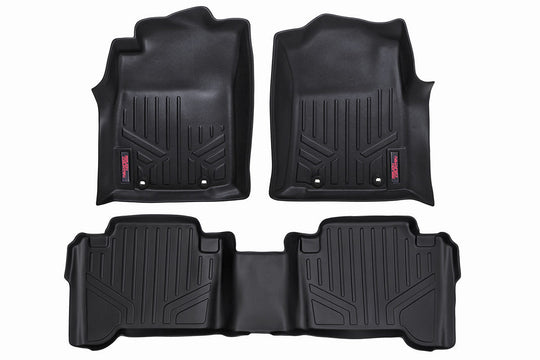 M-70713 Floor Mats - Front and Rear l Double Cab - Toyota Tundra (07-11) Rough Country Canada
