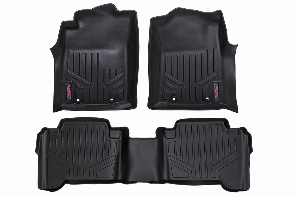 M-71213 Floor Mats - Front and Rear - Toyota Tacoma 2WD/4WD (2012-2015) Rough Country Canada