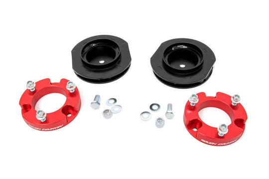 763RED 2 Inch Lift Kit - Red Spacers - Toyota 4Runner 4WD (2003-2009) Rough Country Canada
