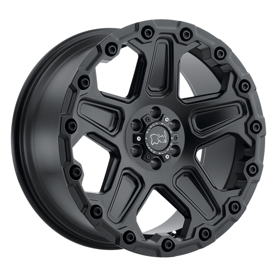1795COG-85127M71 - Black Rhino Cog 17X9.5 5X127 -18 mm Matte Black - Black Rhino Wheels Canada