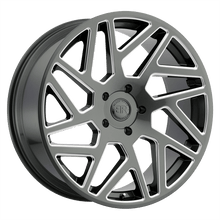 Charger l'image dans la galerie, 2090CYC255150G10 - Black Rhino Cyclone 20X9 5X150  25mm Gloss Titanium W/ Milled Spokes - Black Rhino Wheels Canada
