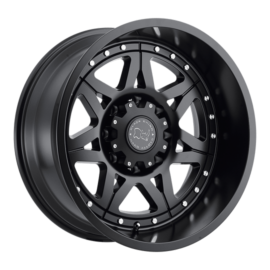 1890HAM-28180M25 - Black Rhino Hammer 18X9 8X180 -12 mm Matte Black - Black Rhino Wheels Canada