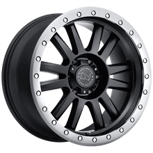 Charger l'image dans la galerie, 1890TNY128165G22 - Black Rhino Tanay 18X9 8X165.1  12mm Matte Black W/ Matte Graphite Lip - Black Rhino Wheels Canada