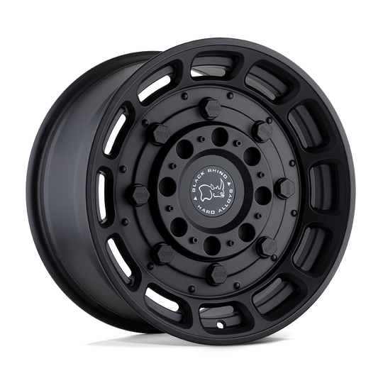 1785WHG006140M12 - Black Rhino Warthog 17X8.5 6X139.7  0mm Matte Black - Black Rhino Wheels Canada
