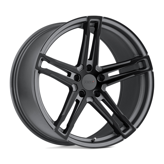 1985MEC155114M76 - TSW Mechanica 19X8.5 5X114.3  15mm Matte Gunmetal W/ Matte Black Face - TSW Wheels Canada