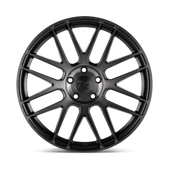 2005NRD325112F66 - TSW Nord 20X10.5 5X112  32mm Semi Gloss Black Milled-Machined Dark Tint Face - TSW Wheels Canada
