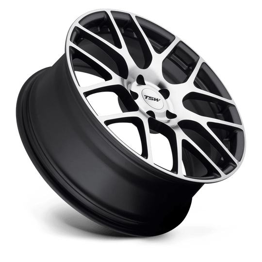 2085NUR435120S76 - TSW Nurburgring 20X8.5 5X120  43mm Gunmetal W/ Mirror Cut Face - TSW Wheels Canada