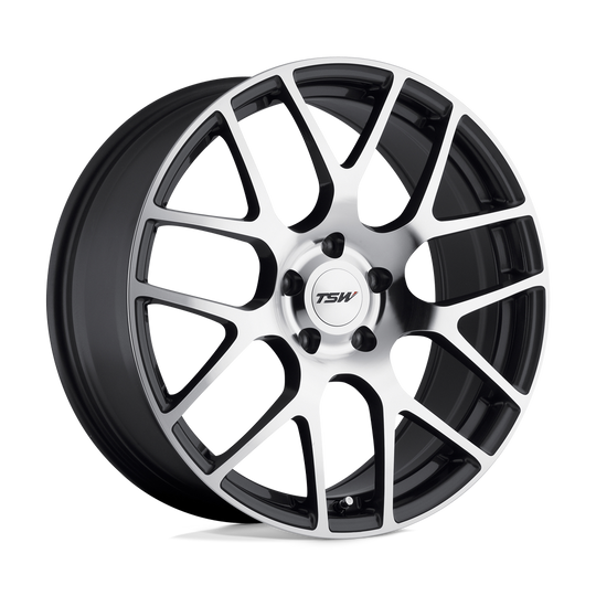 2190NUR405108S63 - TSW Nurburgring 21X9 5X108  40mm Gunmetal W/ Mirror Cut Face - TSW Wheels Canada