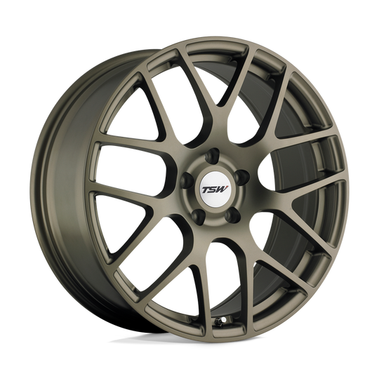 1880NUR455100Z72 - TSW Nurburgring 18X8 5X100  45mm Matte Bronze - TSW Wheels Canada