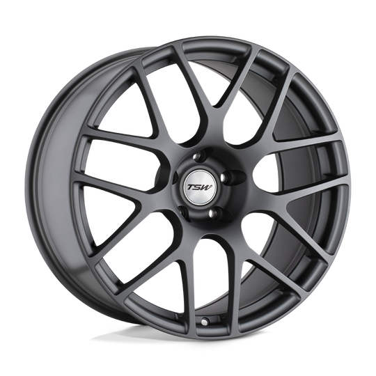 2190NUR255112G66 - TSW Nurburgring 21X9 5X112  25mm Matte Gunmetal - TSW Wheels Canada