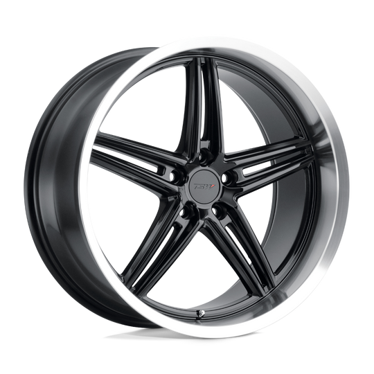2010VRT255114B76 - TSW Variante 20X10 5X114.3  25mm Gloss Black W/ Machined Lip - TSW Wheels Canada