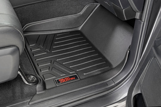 M-71770 Floor Mats - FR & RR - CrewMax - Toyota Tundra 2WD/4WD (2014-2021) Rough Country Canada
