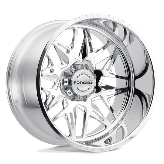 2214TWS-66140P12L - Black Rhino Twister 22X14 6X139.7 -76 mm Polished Directional - Black Rhino Wheels Canada