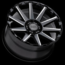 Load image into Gallery viewer, 1895TYN-85127B71 - Black Rhino Typhoon 18X9.5 5X127 -18 mm Gloss Black W/ Milled Spokes - Black Rhino Wheels Canada