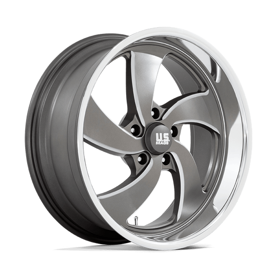U133208061+01L - US Mag U133 Desperado 20X8 5X120.65  1mm Anthracite Milled Diamond Cut Milled - US Mag Wheels Canada
