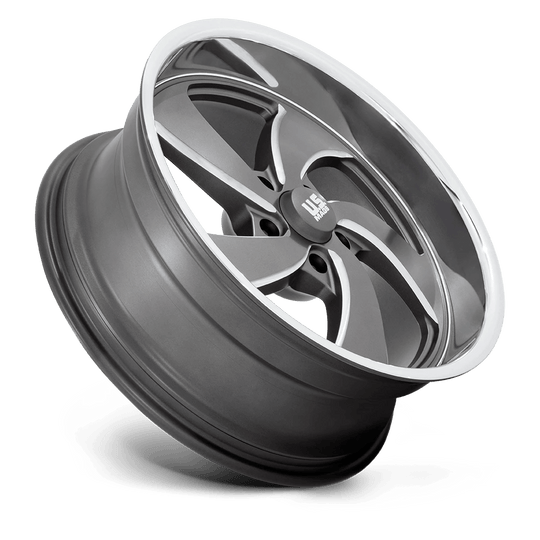 U133209573+01L - US Mag U133 Desperado 20X9.5 5X127  1mm Anthracite Milled Diamond Cut Milled - US Mag Wheels Canada