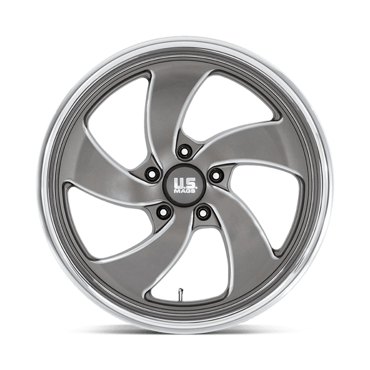 U133209573+01L - US Mag U133 Desperado 20X9.5 5X127  1mm Anthracite Milled Diamond Cut Milled - US Mag Wheels Canada