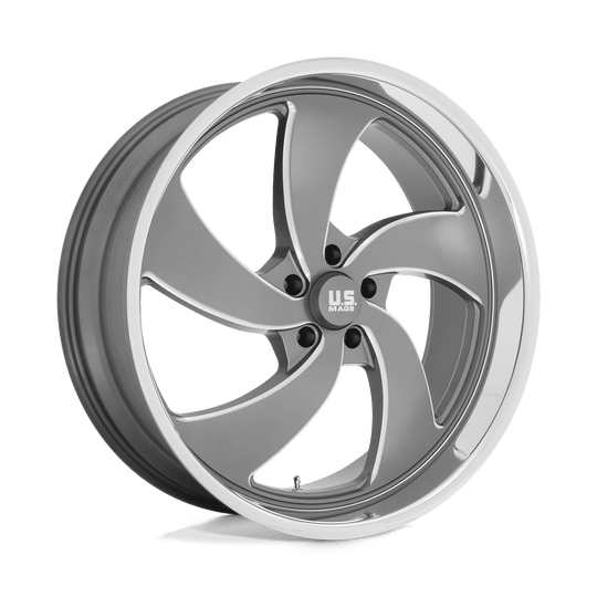 U133249061+01R - US Mag U133 Desperado 24X9 5X120.65  1mm Anthracite Milled Diamond Cut Milled - US Mag Wheels Canada