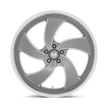 Charger l'image dans la galerie, U133240061+05R - US Mag U133 Desperado 24X10 5X120.65  5mm Anthracite Milled Diamond Cut Milled - US Mag Wheels Canada