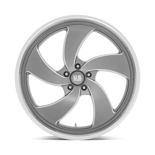 U133249061+01R - US Mag U133 Desperado 24X9 5X120.65  1mm Anthracite Milled Diamond Cut Milled - US Mag Wheels Canada