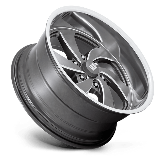 U1332080D8+01R - US Mag U133 Desperado 20X8 6X139.7  1mm Anthracite Milled Diamond Cut Milled - US Mag Wheels Canada