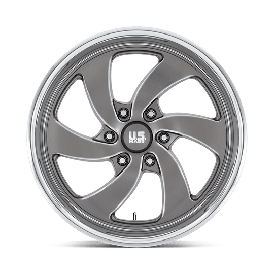 U1332095D8+01R - US Mag U133 Desperado 20X9.5 6X139.7  1mm Anthracite Milled Diamond Cut Milled - US Mag Wheels Canada