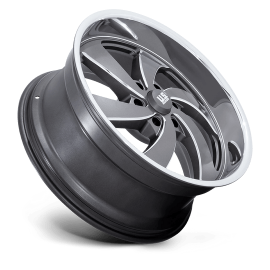 U133229089+25L - US Mag U133 Desperado 22X9 6X135  25mm Anthracite Milled Diamond Cut Milled - US Mag Wheels Canada