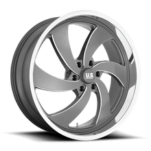 Load image into Gallery viewer, U133240077+25R - US Mag U133 Desperado 24X10 6X139.7  25mm Anthracite Milled Diamond Cut Milled - US Mag Wheels Canada