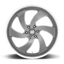Load image into Gallery viewer, U133240077+25L - US Mag U133 Desperado 24X10 6X139.7  25mm Anthracite Milled Diamond Cut Milled - US Mag Wheels Canada