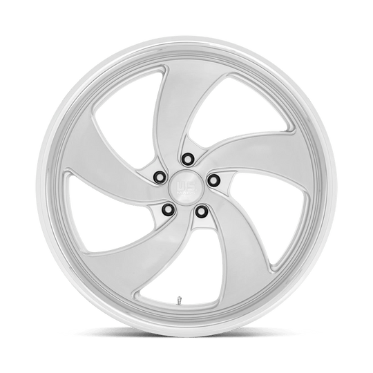 U134228573+01 - US Mag U134 Desperado 22X8.5 5X127  1mm Silver Brushed Face Milled Diamond Cut Milled - US Mag Wheels Canada