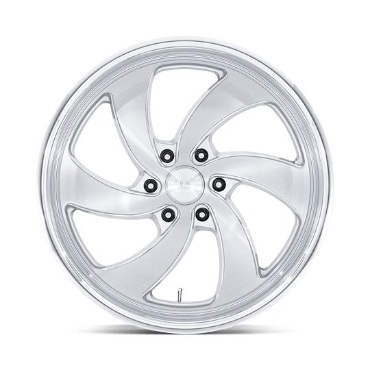 U134229089+25R - US Mag U134 Desperado 22X9 6X135  25mm Silver Brushed Face Milled Diamond Cut Milled - US Mag Wheels Canada
