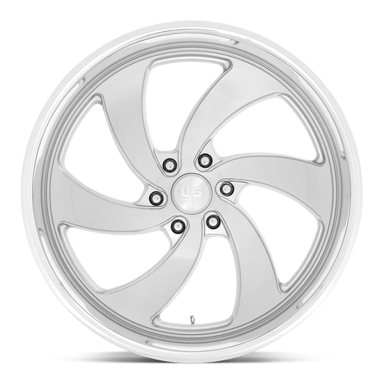 U134249077+25L - US Mag U134 Desperado 24X9 6X139.7  25mm Silver Brushed Face Milled Diamond Cut Milled - US Mag Wheels Canada