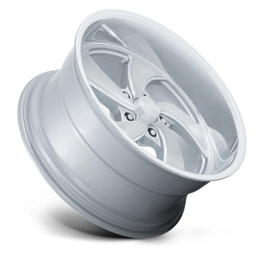 U134208073+01L - US Mag U134 Desperado 20X8 5X127  1mm Silver Brushed Face Milled Diamond Cut Milled - US Mag Wheels Canada