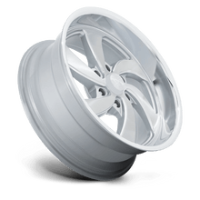 Load image into Gallery viewer, U1342080D8+01L - US Mag U134 Desperado 20X8 6X139.7  1mm Silver Brushed Face Milled Diamond Cut Milled - US Mag Wheels Canada