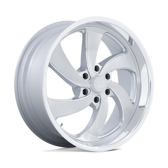 U134220089+25L - US Mag U134 Desperado 22X10 6X135  25mm Silver Brushed Face Milled Diamond Cut Milled - US Mag Wheels Canada