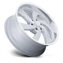 Load image into Gallery viewer, U134229077+25L - US Mag U134 Desperado 22X9 6X139.7  25mm Silver Brushed Face Milled Diamond Cut Milled - US Mag Wheels Canada