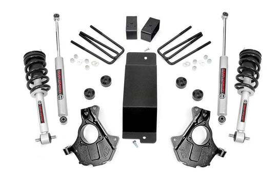 12132 3.5" Lift Kit - Alu/Stamp Steel LCA - N3 Strut - Chevy/GMC 1500 (14-18) Rough Country Canada